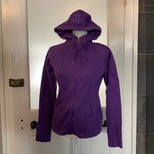 Purple full zip Athleta jacket